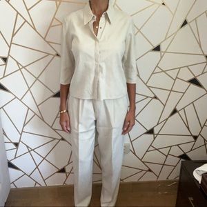 Banana republic top and pant set.